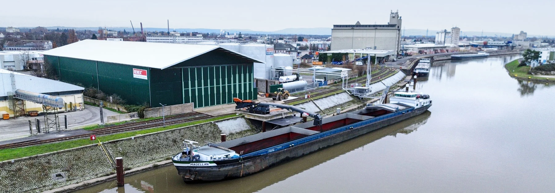 REMEX-Betriebsstätte im Hanauer Hafen